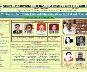 Gallery - National Webinar by Department of Chemistry, 21 July 2020